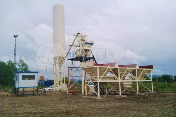 0.5m³ Full Automatic Concrete Batching Plant for Sale in Somalia
