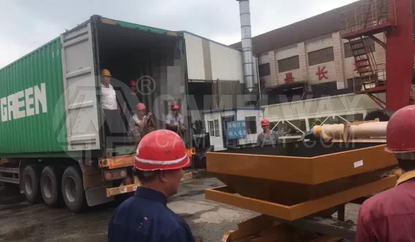 Delivery concrete pump 30m3/h to Columbia
