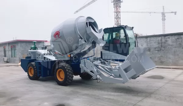 Self Loading Concrete Mixer