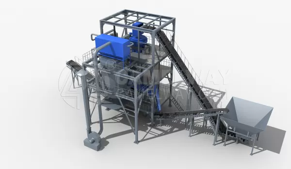 Compact Sand Manufacturing Plant