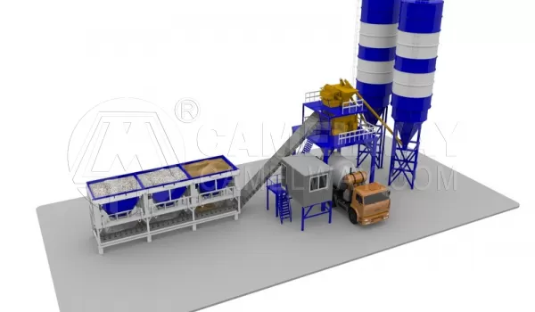 How to set up a concrete batching plant