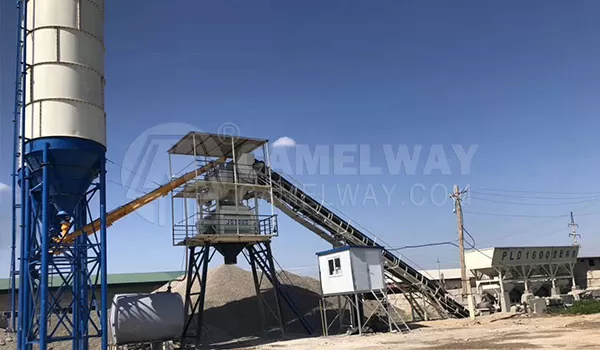 Belt Type Concrete batching Plant