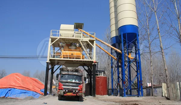 Belt Type Concrete batching Plant HZS240