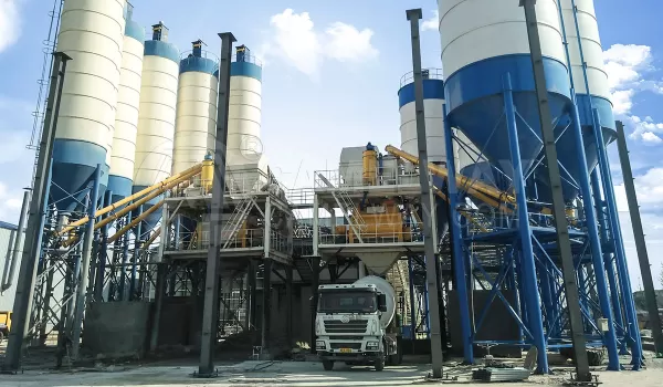 Belt Type Concrete batching Plant HZS240