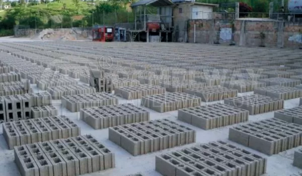 How many area of land & building need for a block making plant?