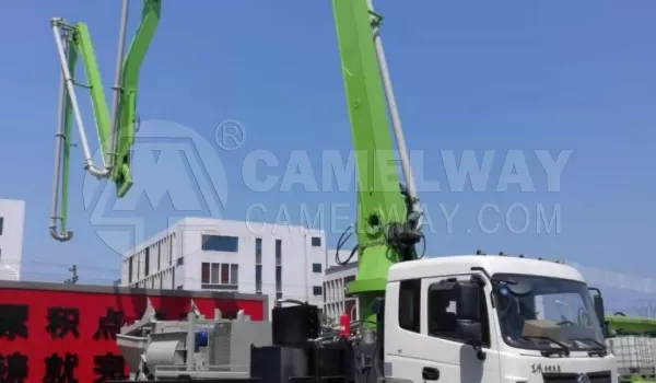 Advantage of Camelway boom pump used in Africa