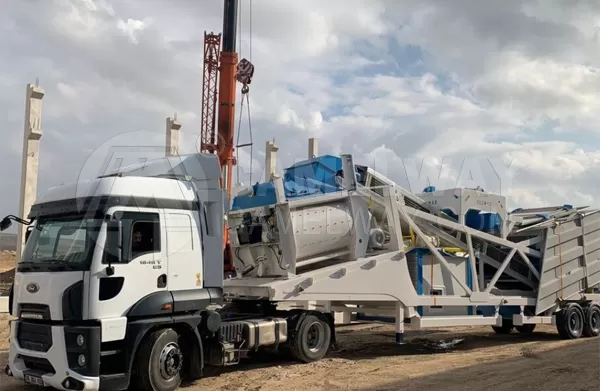 Mobile Concrete Batching Plant