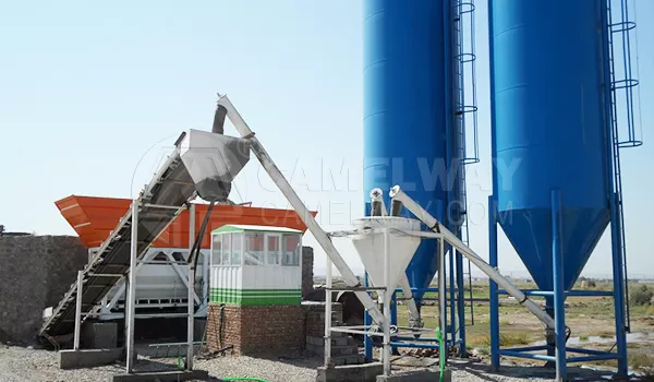 Camelway dry concrete batching plant sale in Africa