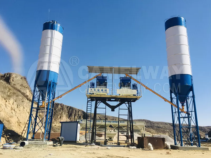 Double batching plant