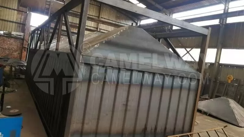 horizontal cement silo 100t