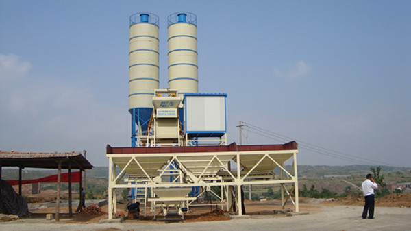 HZS25 Concrete Batching Plant for Sale Ethiopia