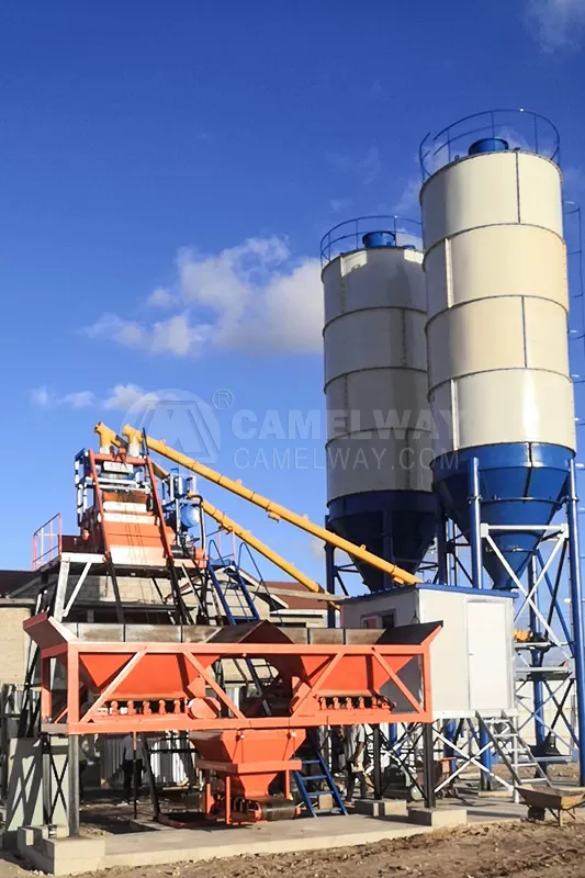 HZS25 Concrete Batching Plant 