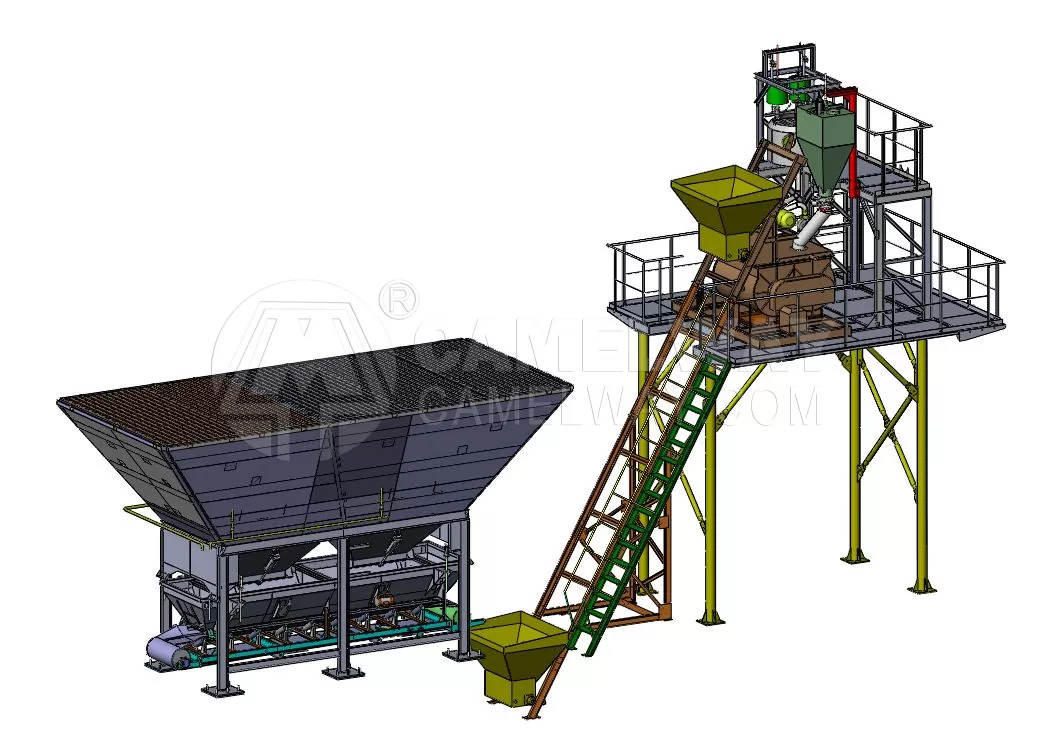 HZS35 Concrete Batching Plant for Sale Malawi