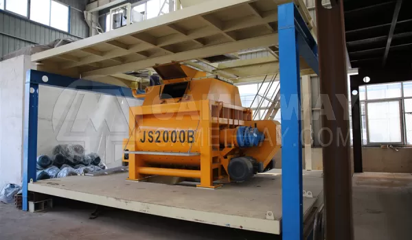 JS2000 concrete mixer produced by Camelway