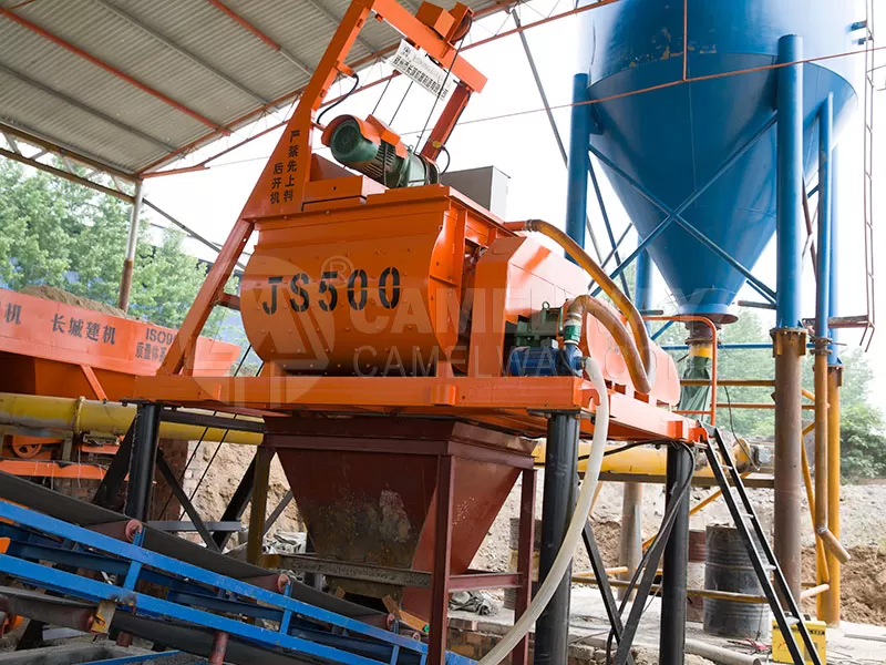 Js500 Concrete Mixer Js500 Twin Shaft Concrete Mixer Camelway Africa