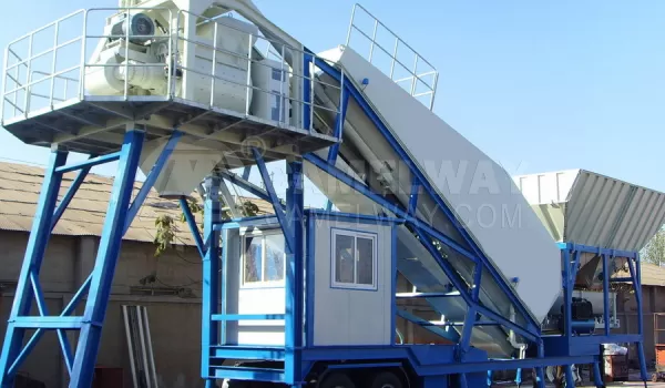 Mobile Concrete Batching Plant