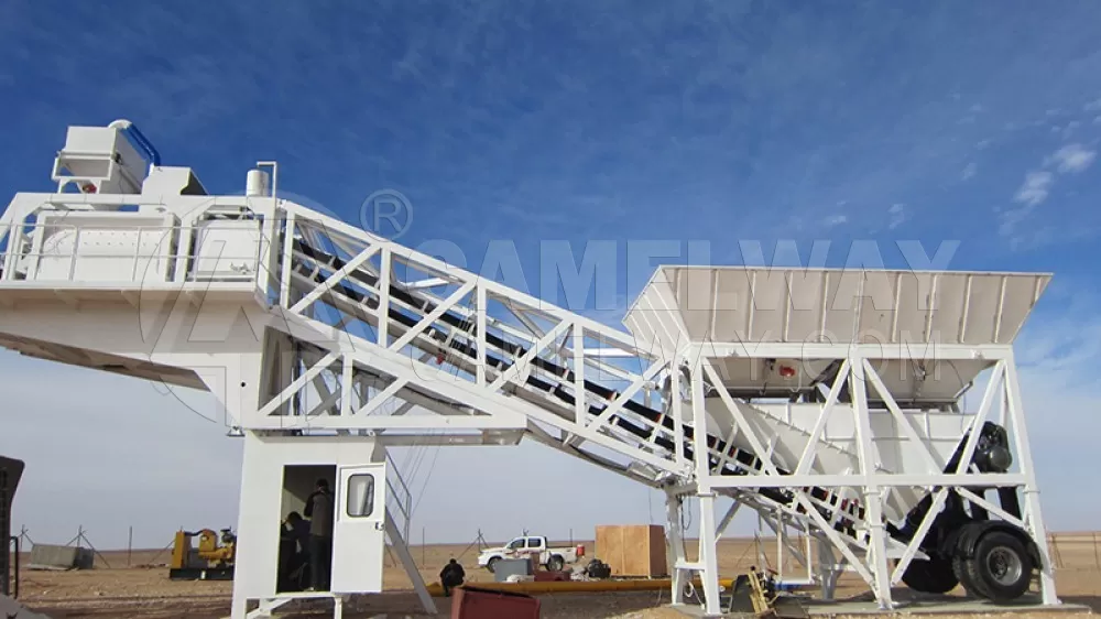 Mobile Concrete Batch Plant Factory Sale