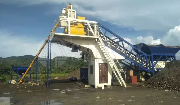 Mobile Concrete Batching Plant