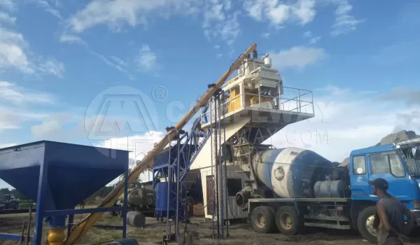 Mobile Concrete Batching Plant