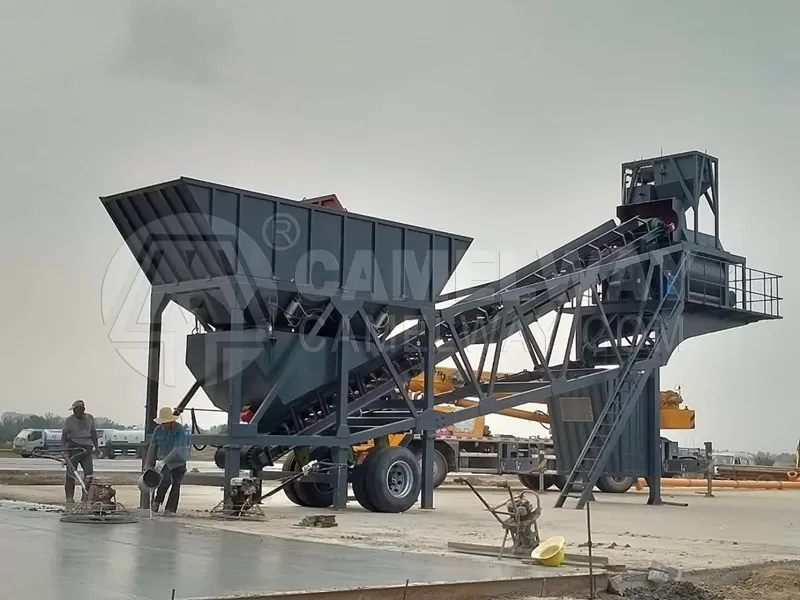 mobile concrete plant