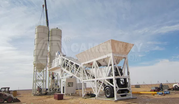 Mobile Concrete Batching Plant