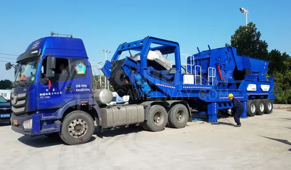 mobile crushing plant