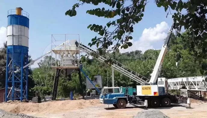 small concrete batching plant