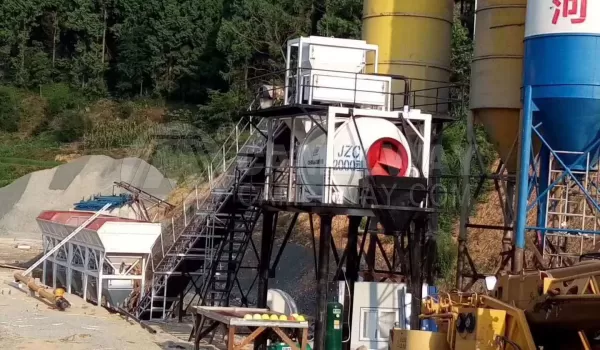 small drum mixer concrete batching plant