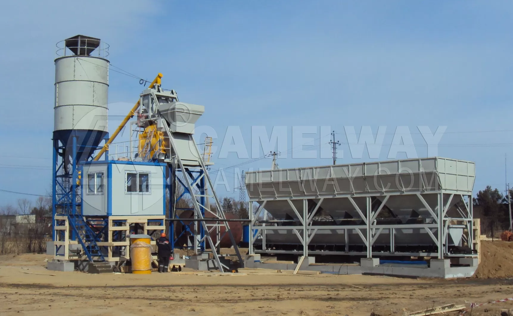 Stationary Concrete Batching Plant