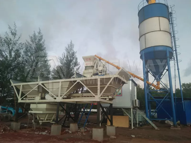 stationary concrete plant