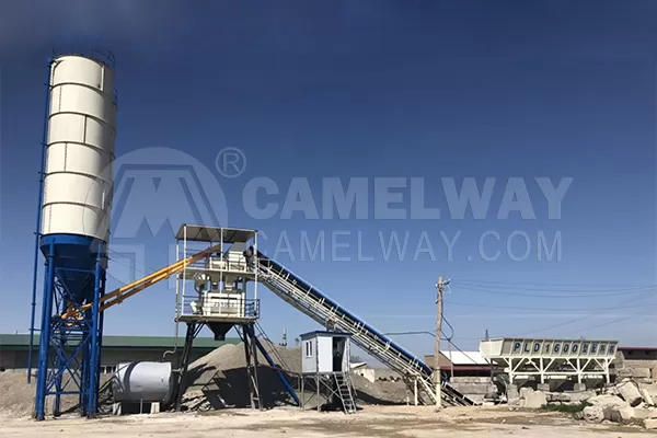 temporary concrete batching plant