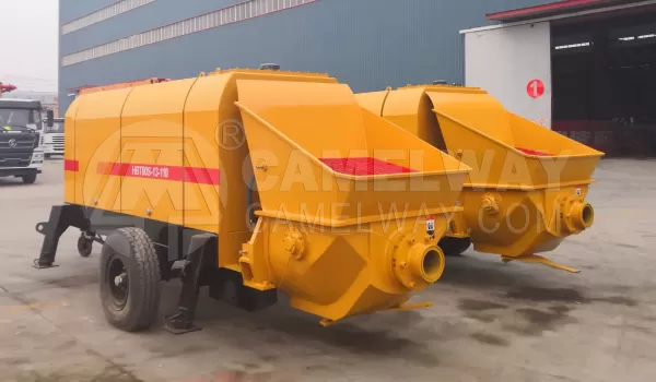 trailer concrete pump