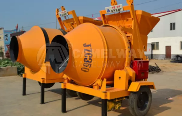 What are the differents between self loading concrete mixer and twin shaft mixer